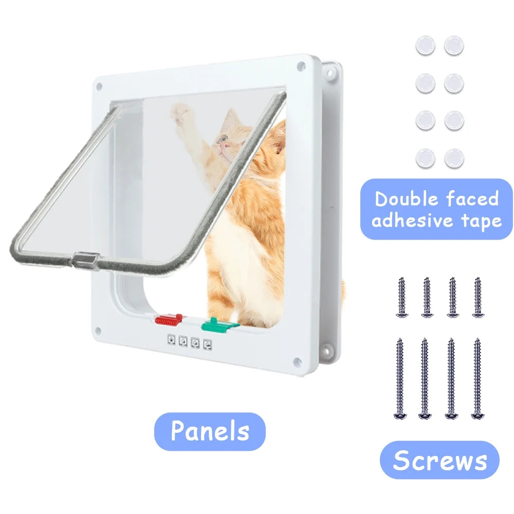 Cat Door, (Outer Size 7.5