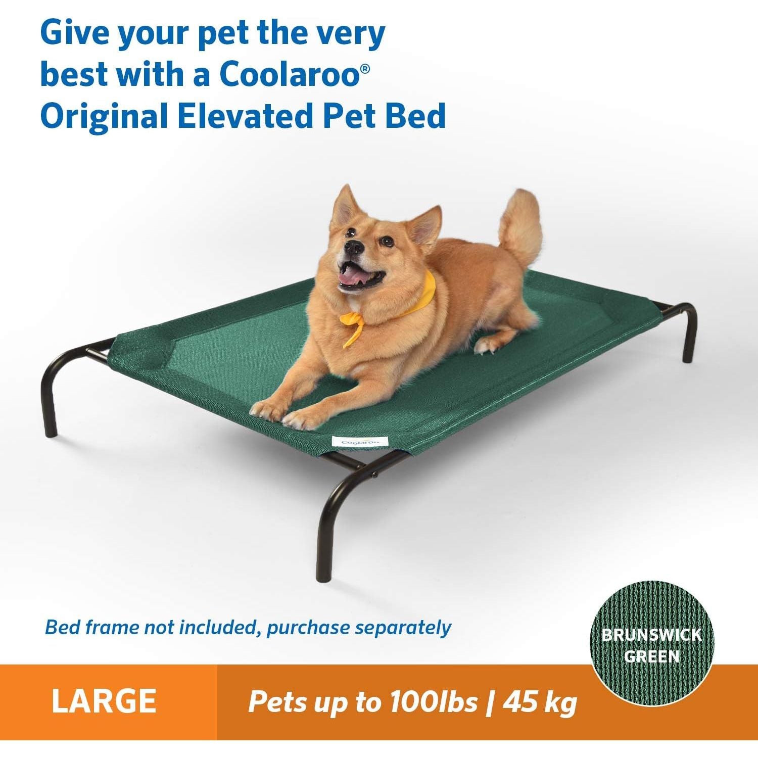 Original Pet Bed Replacement Cover - Brunswick Green - Large (43.5