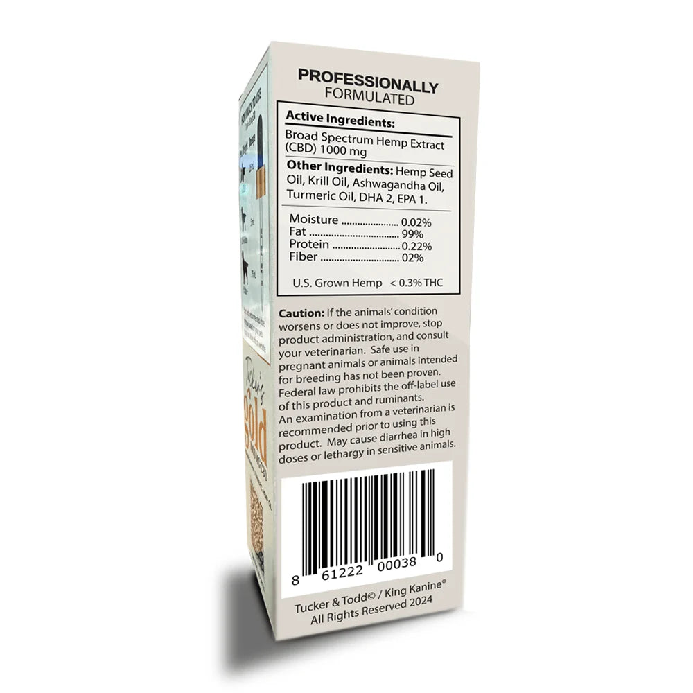 Tucker'S Gold 1000MG CBD
