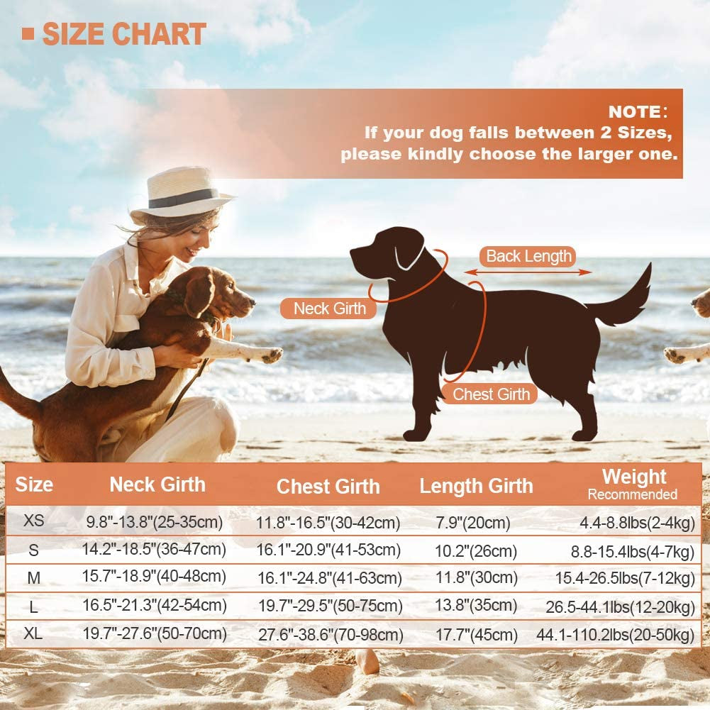 Dog Life Vests, Dog Floats for Swimming, Boat, Pool, Ripstop Dog Life Jacket with High Buoyancy and Lift Handle for Small and Medium Breeds, (M,Grey)